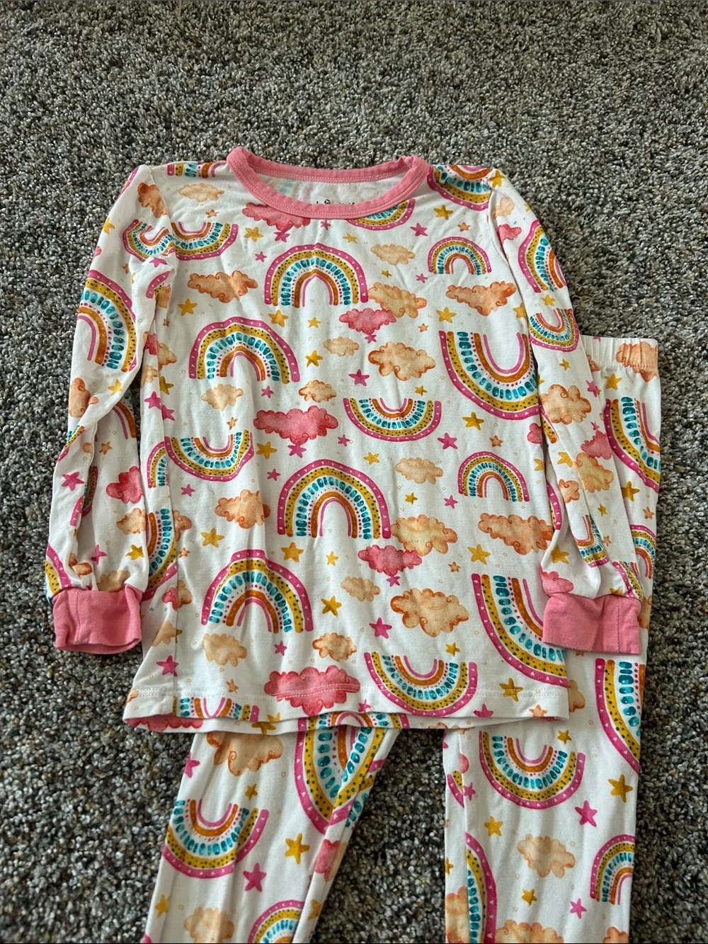 rainbow bamboo pajamas!